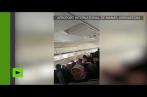 Cris de détresse à bord d’un avion: Les prières se mêlent aux pleurs des passagers (Vidéo)