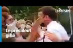 Emmanuel Macron giflé lors d'un déplacement (Vidéo)
