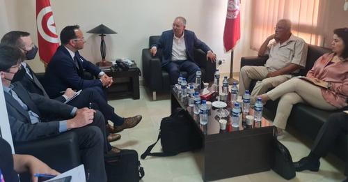 UGTT : Noureddine Taboubi rencontre une délégation du FMI
