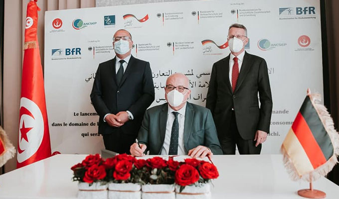 Tunisie-Allemagne : convention pour la consolidation du système de la sécurité sanitaire des aliments