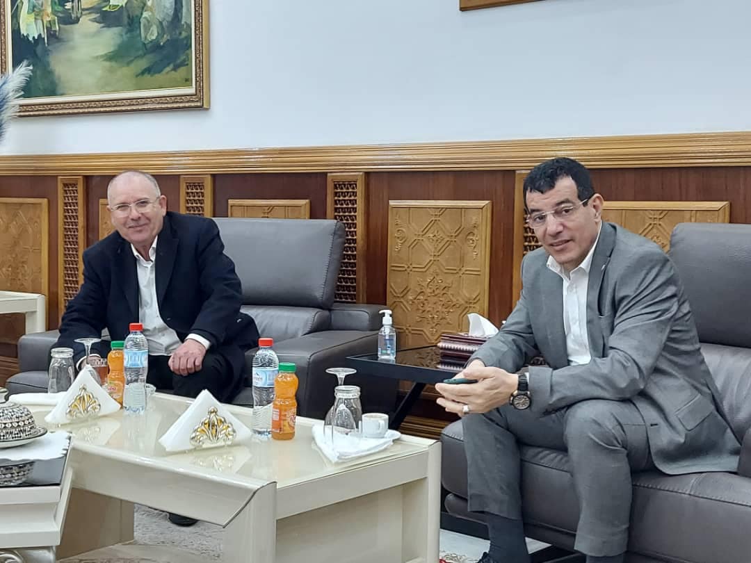 Noureddine Taboubi en visite à Alger