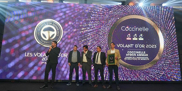 Coccinelle reçoit le Volant d’or 2023 "Leader de l'Innovation en Solutions de Mobilité"