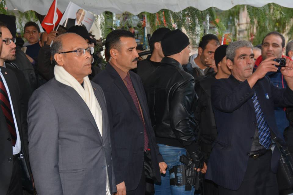 Moncef Marzouki en visite à Zaghouan