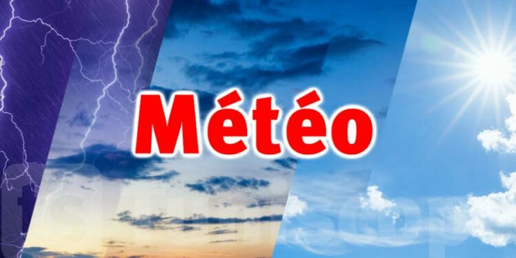Tunisie: météo pour lundi 24 mars 2025