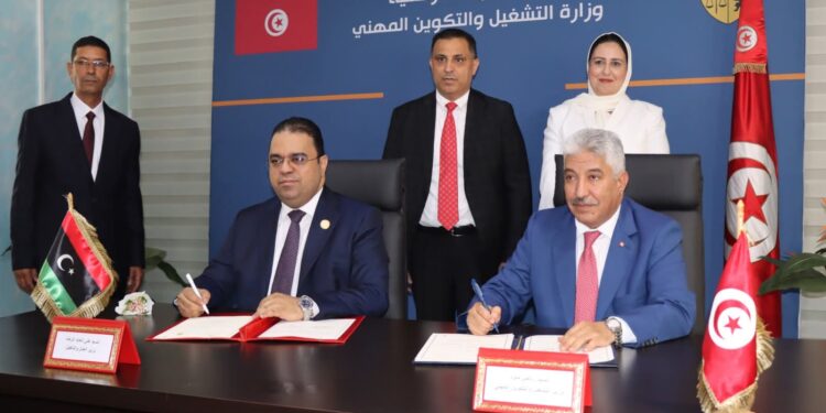 Tunisie-Libye : Accord dans les domaines de la formation professionnelle et de l’emploi