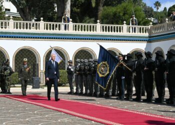 Le chef de l&rsquo;Etat préside la cérémonie du 70e anniversaire des forces de sécurité intérieure