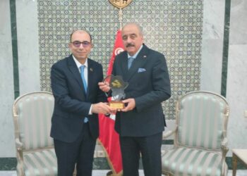 Mohamed Ali Nafti reçoit le président du TABC, Anis Jaziri