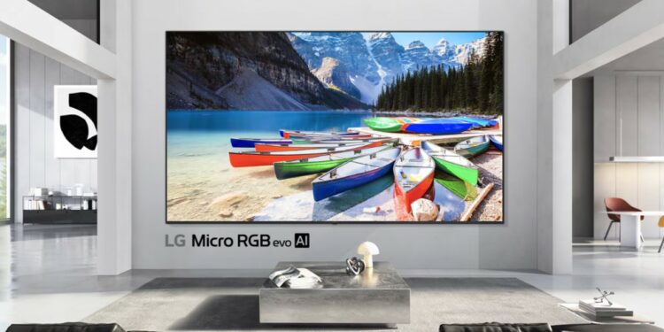 LG dévoile ses téléviseurs Micro RGB evo AI et Mini RGB evo AI 2026