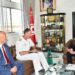 Le ministre de la Défense nationale reçoit le commandant des forces navales américaines en Afrique et en Europe
