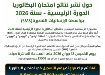 Résultat Bac 2026 : Inscription au service SMS, à partir de jeudi 18 juin
