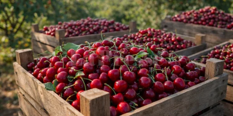 Siliana: Une production record de cerises estimée à 8 250 tonnes