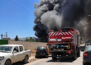 Jebel Oust : Incendie dans une usine pharmaceutique