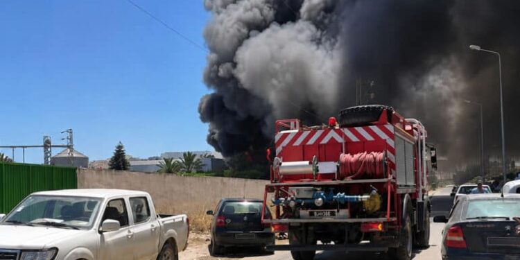 Jebel Oust : Incendie dans une usine pharmaceutique