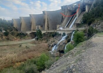 Barrage Mellegue : une panne provoque un important écoulement d’eau