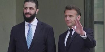 France-Syrie : Arrivée d’Emmanuel Macron à Damas pour « une visite inédite »