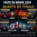 Coupe du monde 2026: les affiches des quarts de finale