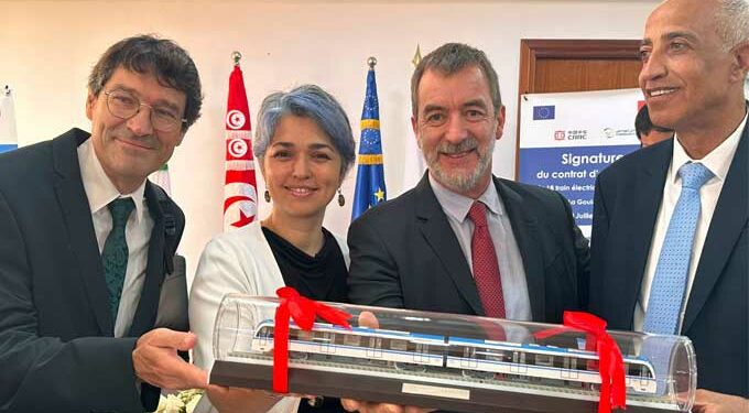 TGM : Transtu signe un accord pour l’acquisition de 18 nouveaux trains électriques