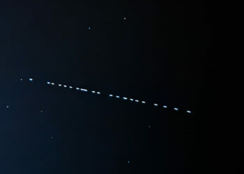 SAT : Objets lumineux dans le ciel tunisien, des satellites Starlink, pas des ovnis