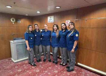 Fête de la femme : Une équipe 100% féminine de la douane assure les procédures à bord des navires Tanit et Carthage﻿