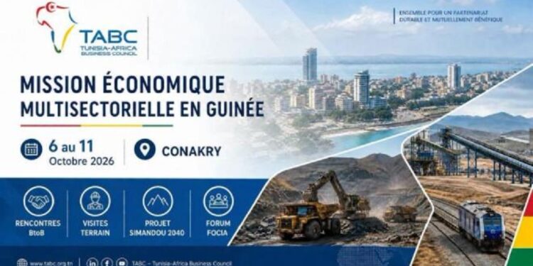 TABC : Une mission multisectorielle à Conakry , du 6 au 11 octobre 2026
