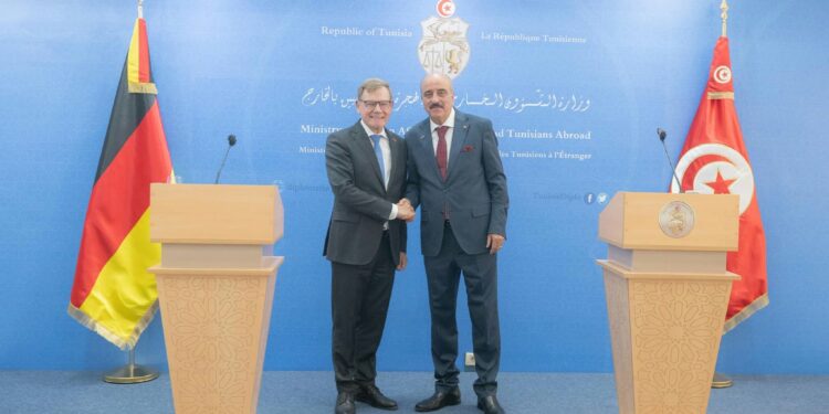 Tunisie- Allemagne : Séance de travail entre les deux MAE et signature de plusieurs accords