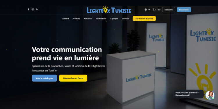 Light Box Tunisie