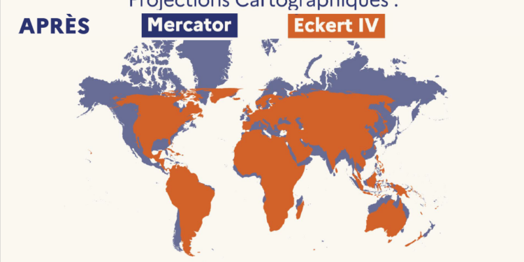 La France tourne la page de Mercator dans sa diplomatie cartographique