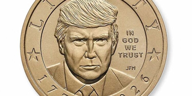USA : une pièce d’un dollar à l’effigie de Donald Trump, une première pour un président en exercice