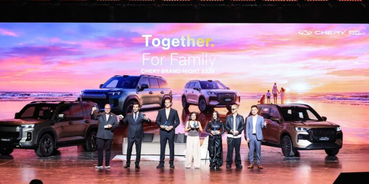 Chery Tunisie et son nouvel ambassadeur Fares Abdeddayem au CHERY International User Summit 2026 à Wuhu