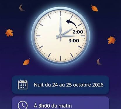 La France et l’Europe passent à l’heure d’hiver : retour à l’heure tunisienne